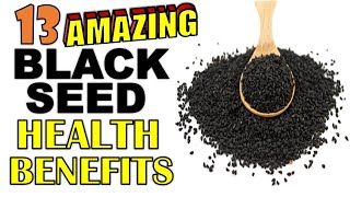 13 AMAZING Health Benefits of BLACK SEEDS Kalonji or Nigella Seeds For Skin Hair amp Weight loss [upl. by Olinad]