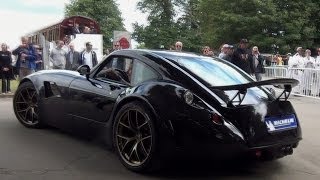 Wiesmann MF5 GT  Black with Gold Rims  Revs [upl. by Lleruj]