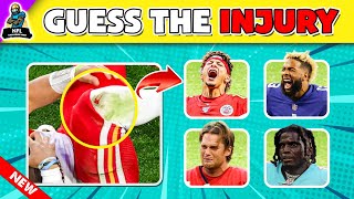 Who is Crying😱Guess the Injury Best Moment of Football Player Patrick Mahomes Odell Beckham Jr [upl. by Angelo908]