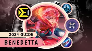 Benedetta 2024 New Best Item Build and Emblem Set  Mobile Legends [upl. by Nirb450]