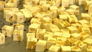 Nougat selber machen Marina zu Gast beim Nougatier in Frankreich  einfachKochen [upl. by Dichy]