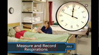 Measure and Record Respirations CNA Skills [upl. by Lyle50]