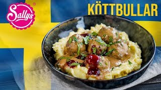 Köttbullar selbstgemacht  Schwedisches Rezept  IKEA nachgemacht  Sallys Welt [upl. by Ennybor]