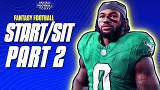 Week 15 Starts amp Sits Part 2 Ranking Debates Sleepers and Busts  2023 Fantasy Football Advice [upl. by Ahsiekam]