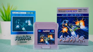 1990 Japanese Solar Striker GameBoy Unboxing [upl. by Buckie]