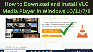 ✅2024 Updated How to Download and Install VLC Media Player in Windows 101178 [upl. by Bellis937]