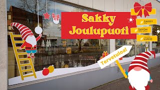 SAKKY Joulupuodin ikkunateippausten asennus 2024 [upl. by Doraj]