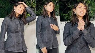 Mrunal Thakur Spotted At Bandra [upl. by Dabbs]