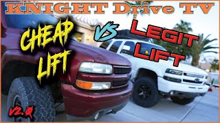 Tahoe Suburban Suspension Lift vs Torsion Crank  Comparison [upl. by Wollis128]