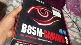 About Gigabyte B85MGaming3 motherboard for LGA1150  HINDI [upl. by Ymaral357]