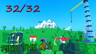 Find the Frogs  All Frogs Locations Roblox [upl. by Altaf]