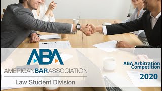 2020 ABA Arbitration Competition [upl. by Teece]