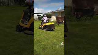 I was on the lawn mower first time [upl. by Aro]