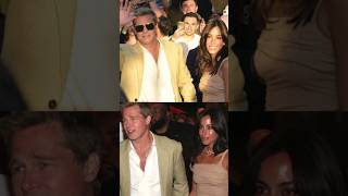 Brad Pitt and Ines de Ramon IN FASHION at Wolfs Premiere [upl. by Ydda]