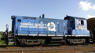 Listen to that Sound Rare amp Old Conrail Switcher Locomotives in Action [upl. by Eednus]