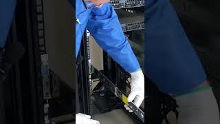 Dell PowerEdge R730 13th Gen  Racking  tech satisfying dell server racking datacenter [upl. by Eleik]