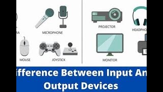 difference between input and output devices [upl. by Ydac]