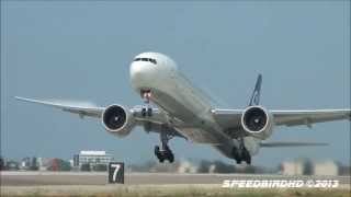 Air New Zealand Boeing 777319ER ZKOKO at LAX [upl. by Jordison340]