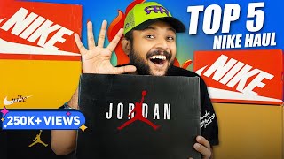 UNBOXING Top 5 Best NIKEJORDAN ShoesSneakers for Men  NIKE Jordan Haul Review 2023  ONE CHANCE [upl. by Ahseinar]