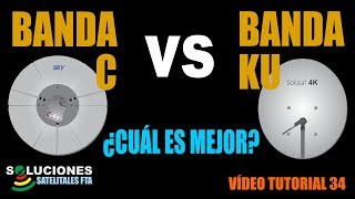 Antenas de Banda C vs Banda Ku  Cual es mejor [upl. by Rabaj]