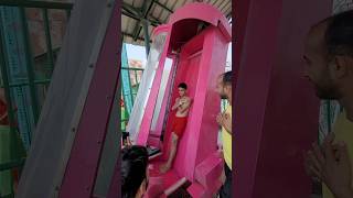 Fast trapdoor slide jurassic water park sonipat delhi aqua loop slide in water park murthal [upl. by Sifan]