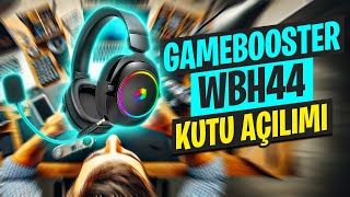 Gamebooster wbh44 Bluetooth Wireless Kablosuz kulaklık Kutu Açılımı [upl. by Kcirre156]