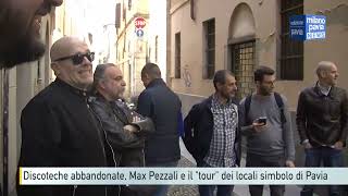 Max Pezzali discoteche abbandonate e il ”tour” dei locali simbolo di Pavia [upl. by Yggep574]