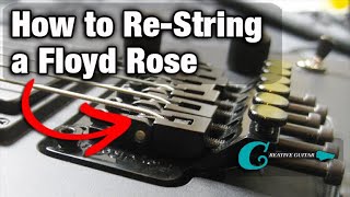 How To ReString a Floyd Rose [upl. by Anilef435]