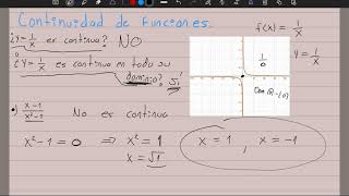 Continuidad de funciones  Funciones Continuas y discontinuas  Explicación completa con ejercicios [upl. by Goodden]