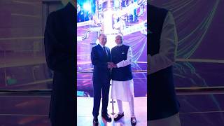 PM Modi visits Atom Pavilion with President Putin  PM Modi in Russia  shorts [upl. by Odnuges]