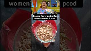 🔥🔥Banana Flower Poriyal Best Remedy for PCOD amp Period Health  Womens Wellness [upl. by Siron]