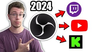 How To Multi Stream with OBS Studio 2024 [upl. by Eca]