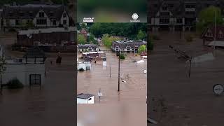 Asheville Underwater Drone captures Helene’s massive flooding [upl. by Dorin]