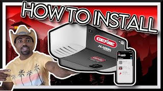 How to install the Genie Belt drive garage door opener  garage door opener genie [upl. by Rochester240]