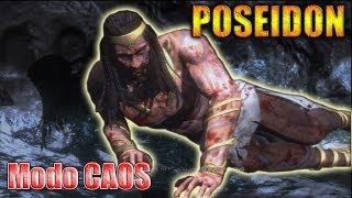 Poseidon en modo CAOS Chaos  Como derrotar a poseidon GOW3 muerte de poseidon [upl. by Marilee]