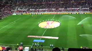 Himno del Sevilla en el euroderbi [upl. by Morry]