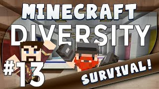 Minecraft Diversity 13 Nether Portal Success Survival [upl. by Spain]