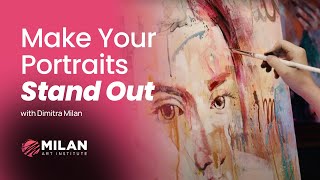 How to Paint a Portrait in Abstract Realism Free Workshop [upl. by Spanos748]