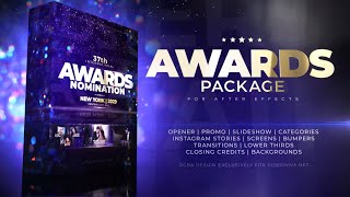 Awards  Broadcast Package  After Effects Template  aetemplates [upl. by Cox]