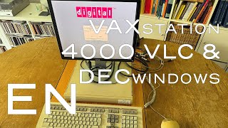 DEC digital VAX  VAXstation 4000 VLC Hardware and VMS  OpenVMS DECwindows Motif GUI EN [upl. by Kado]