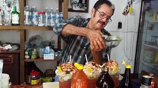 MICHELADAS CON CAMARONES EN SAN SEBASTIAN DEL OESTE [upl. by Redla]