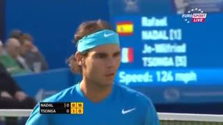 Jo Wilfried Tsonga vs Rafael Nadal FULL MATCH London 2011 [upl. by Zeculon]