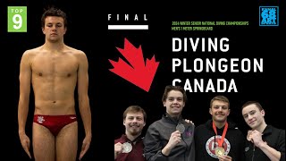 FINAL  MENS 1M SPRINGBOARD  DIVING PLONGEON CANADA 2024 [upl. by Teresita529]