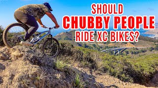 I Ride Expert Trails To Find Out If Big People Can Ride XC Bikes [upl. by Elexa]