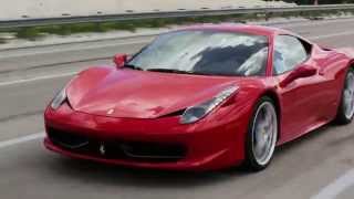 Ferrari 458 Italia Cars Music Video in Miami Florida [upl. by Kentiga]