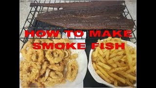 SMOKE FISH HOW TO SMOKE FISH  SMOKE SNOEK [upl. by Mayram20]