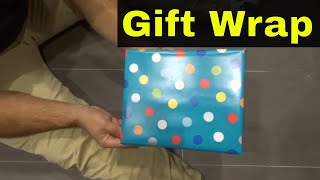 How To Gift Wrap Boxes PerfectlyFull Tutorial [upl. by Googins]