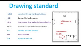 Drawing Standards  Engineering Drawing – 10 [upl. by Uyr]