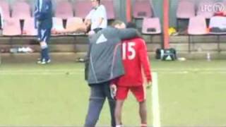 Toni Silva scores 2 goals debut for LFC u18s [upl. by Nnylatsyrk]