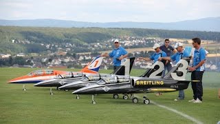 Breitling Jet Team Horizon Aero L39 Albatros Display aerobatic flying 2014 [upl. by Aracot]